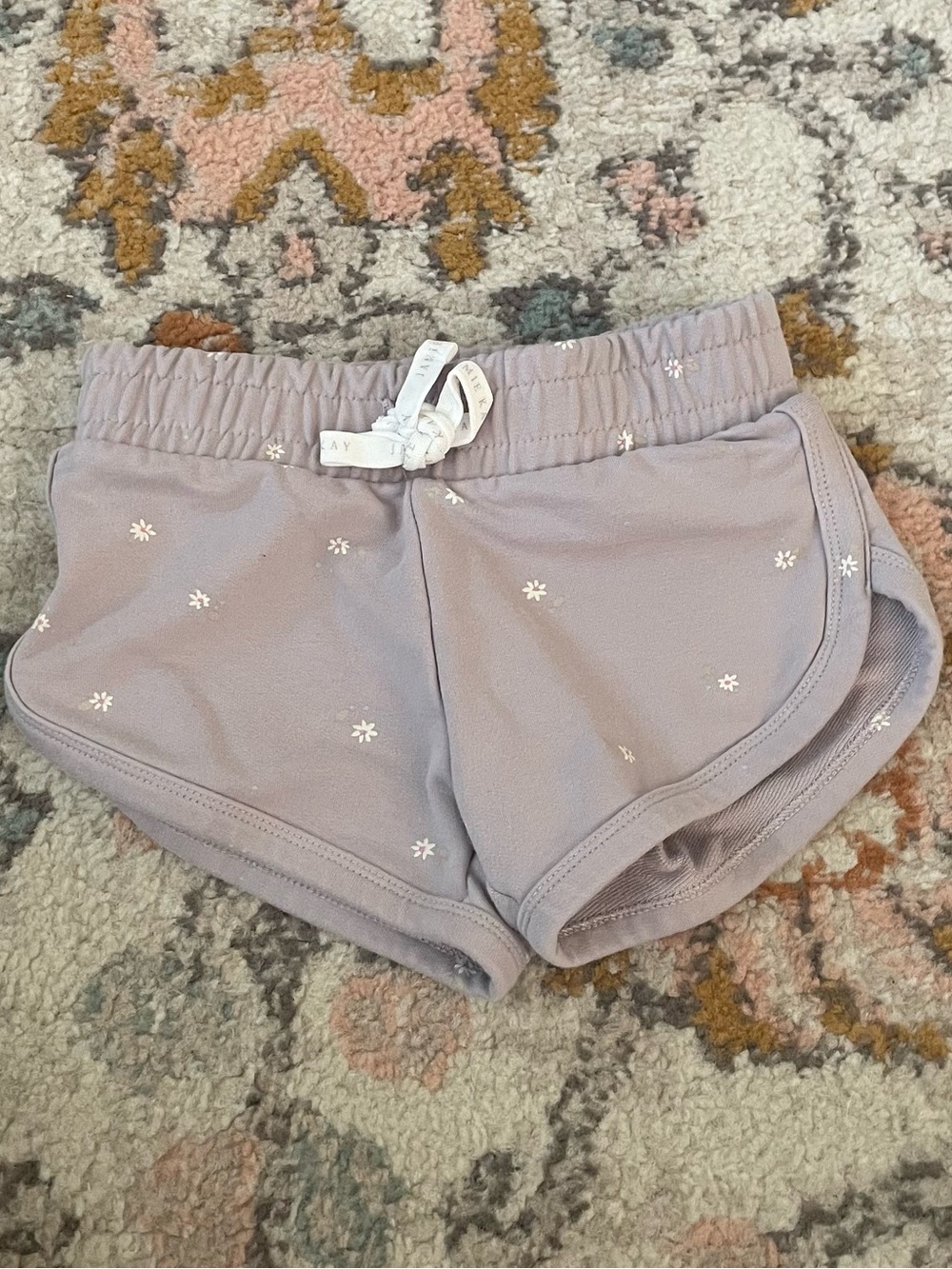 Jamie Kay Light Purple Flower Print Shorts